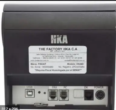 hka80 2 - IMPRESORA FISCAL HKA80 ya con dispositivo de transmisión